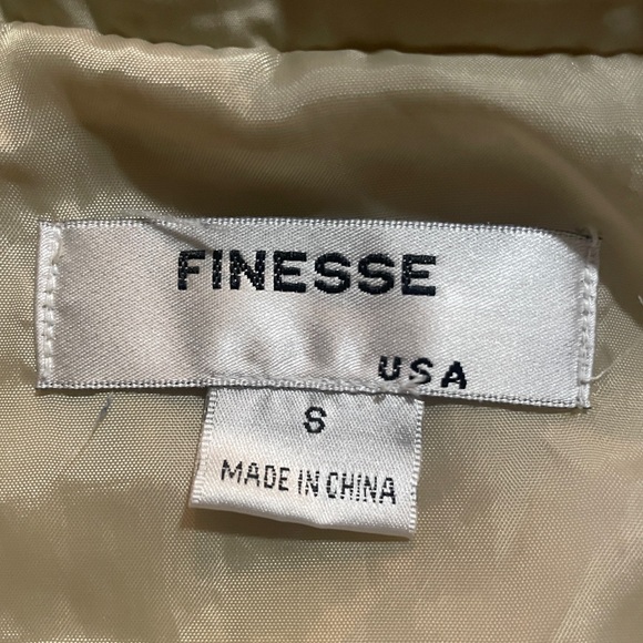 FINESSE Y2k Vintage Jacket size Small - Picture 2 of 3